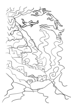 Santorini Sketch